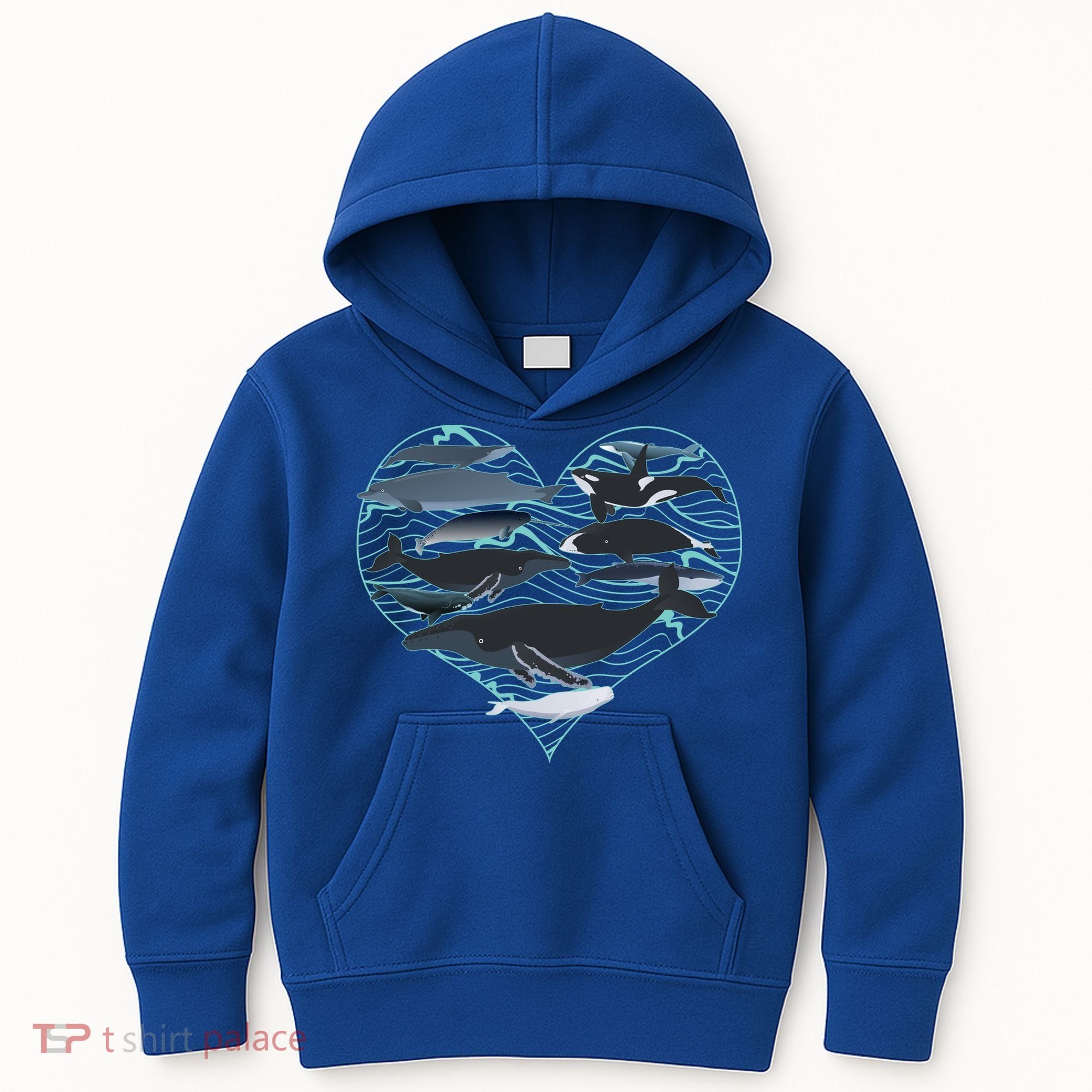 Whale Lover Save The Whales Kids Hoodie