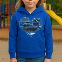 Whale Lover Save The Whales Kids Hoodie thumb 3