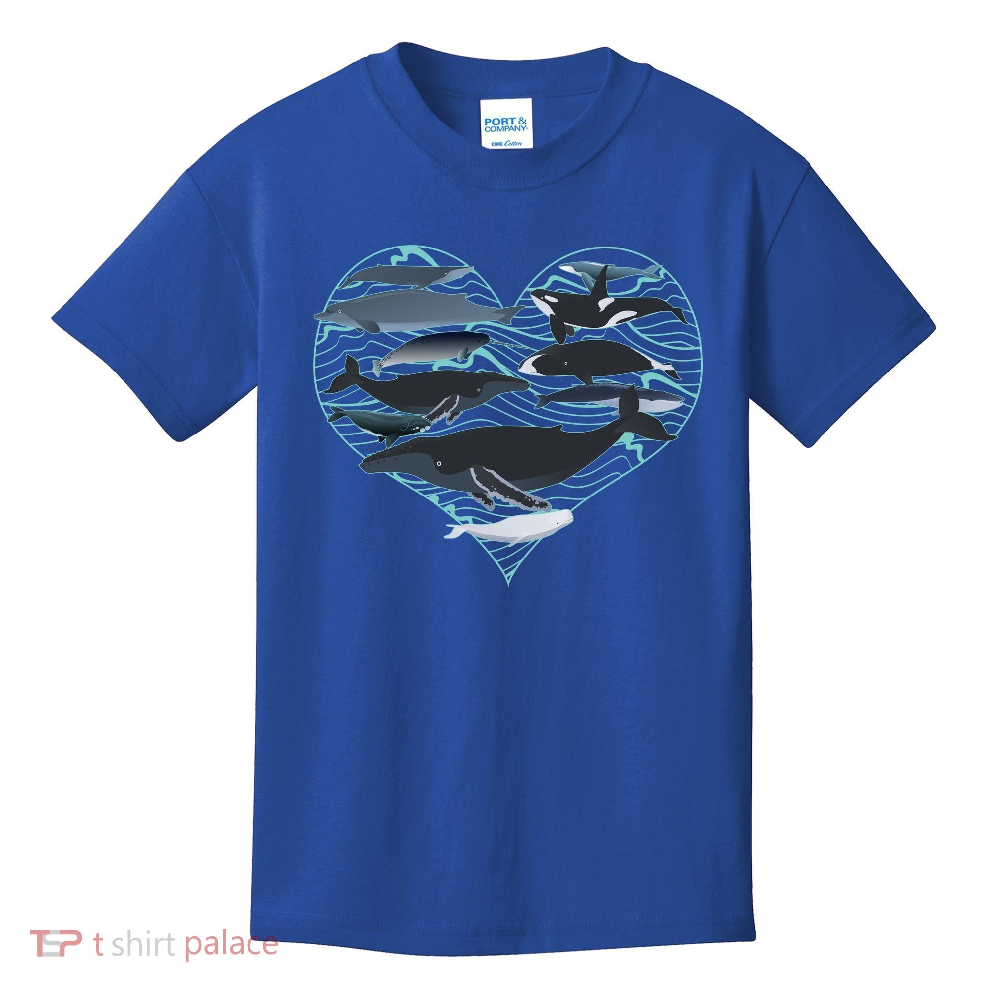 Whale Lover Save The Whales Kids T-Shirt