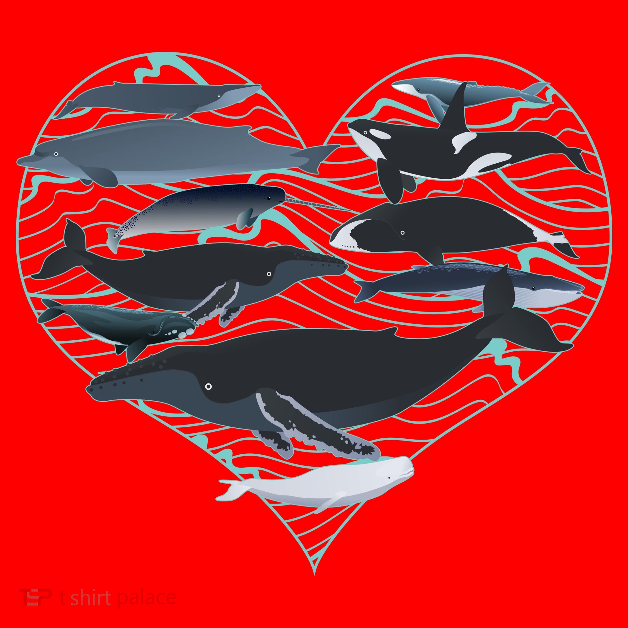 Whale Lover Save The Whales Santa Hat