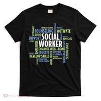 Words LCSW Social Work Month Gift For Social Worker T-Shirt thumb 0