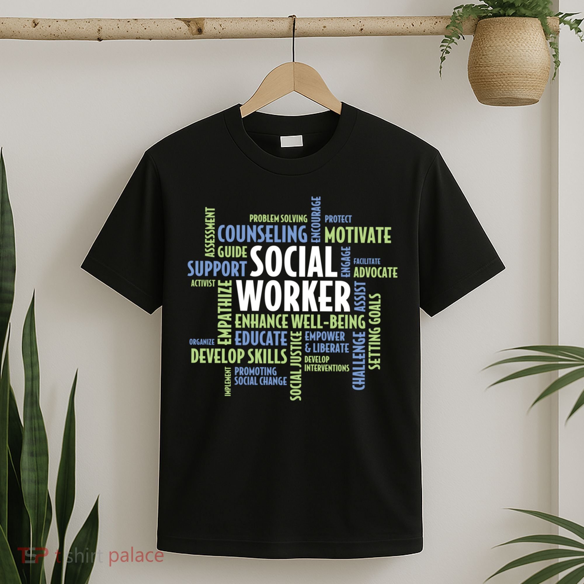 Words LCSW Social Work Month Gift For Social Worker T-Shirt