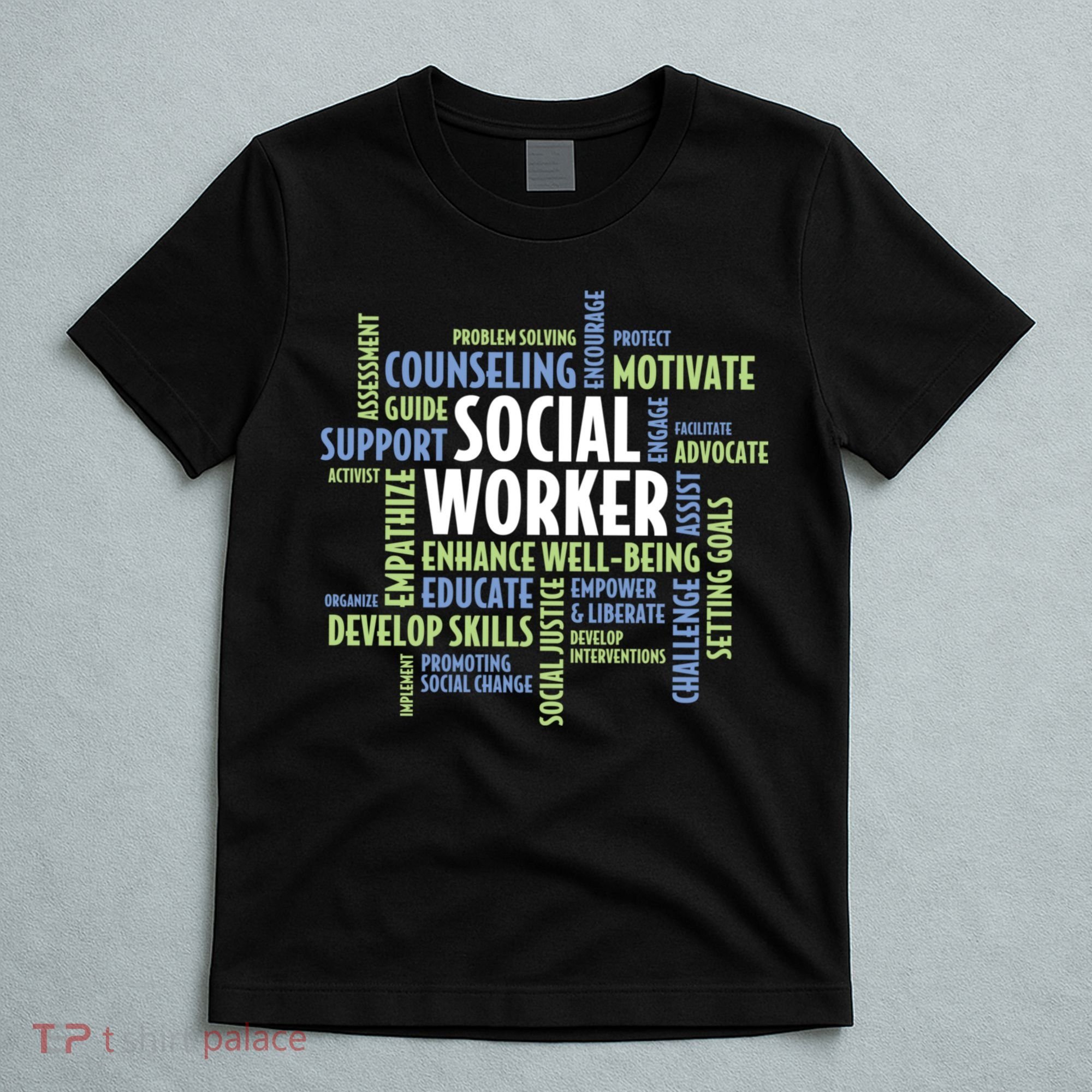 Words LCSW Social Work Month Gift For Social Worker T-Shirt