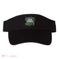 Words LCSW Social Work Month Gift For Social Worker Visor thumb 0