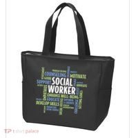 Words LCSW Social Work Month Gift For Social Worker Tote Bag thumb 3