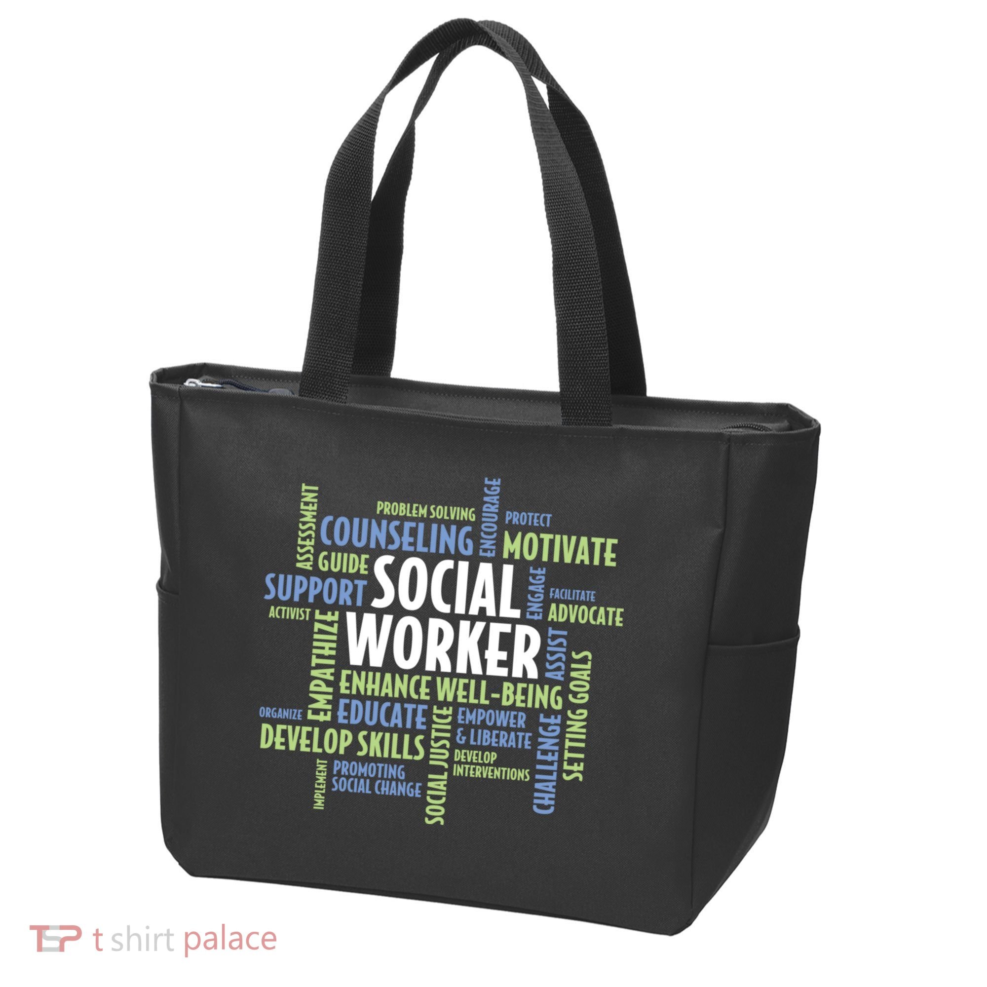 Words LCSW Social Work Month Gift For Social Worker Tote Bag