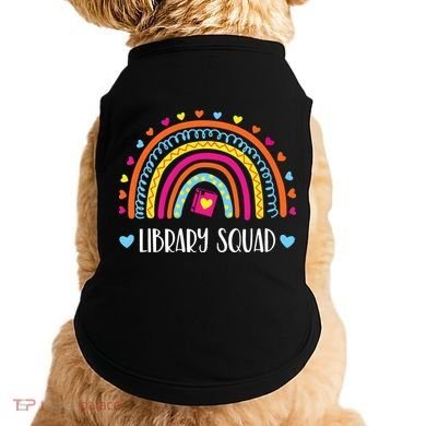 Womens Library Squad Librarian Bookworm Book Lover VNeck Doggie Tank