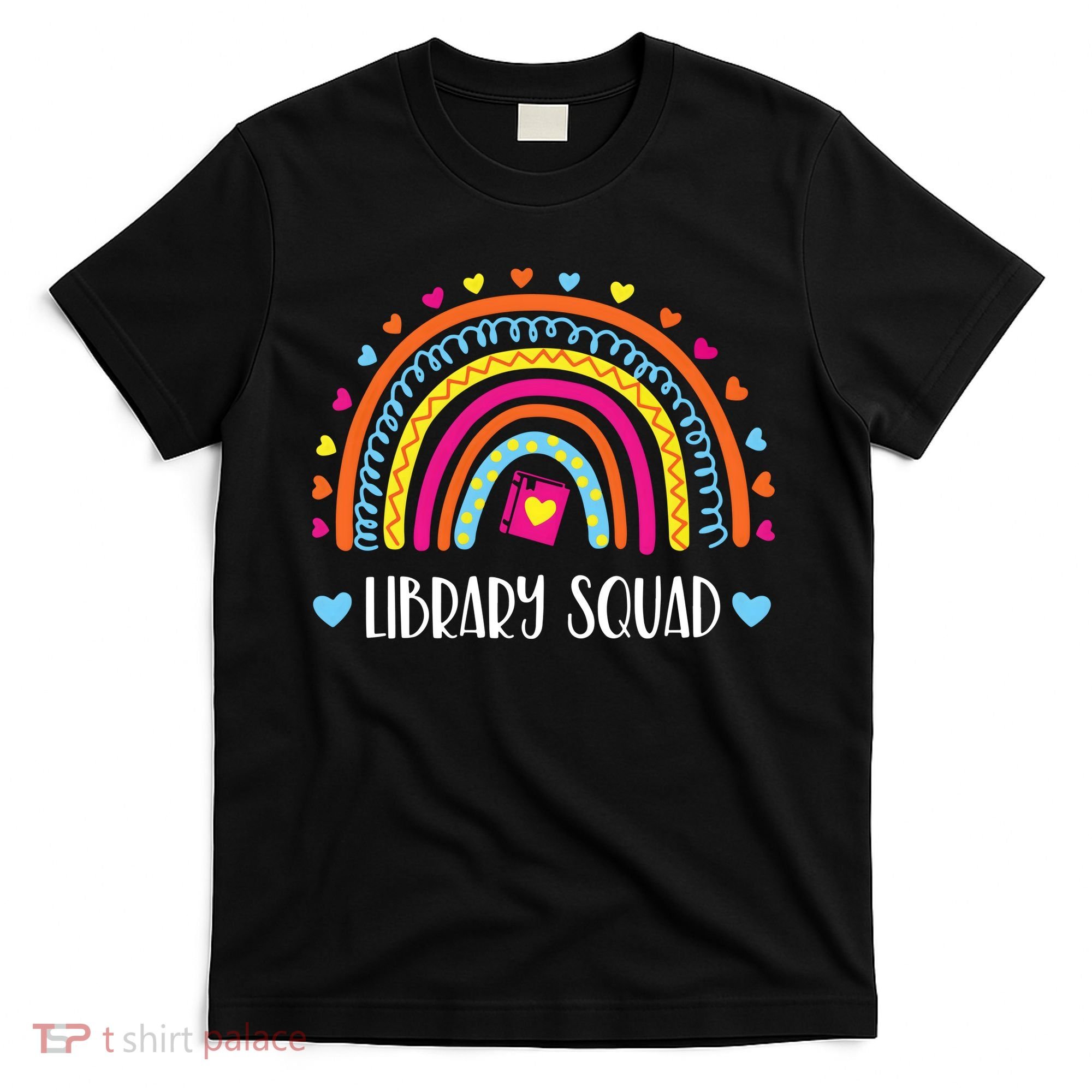 Womens Library Squad Librarian Bookworm Book Lover VNeck T-Shirt