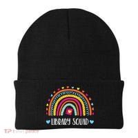 Womens Library Squad Librarian Bookworm Book Lover VNeck Beanie thumb 0