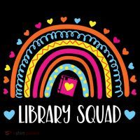 Womens Library Squad Librarian Bookworm Book Lover VNeck Mousepad thumb 1