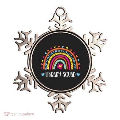Womens Library Squad Librarian Bookworm Book Lover VNeck Ornament
