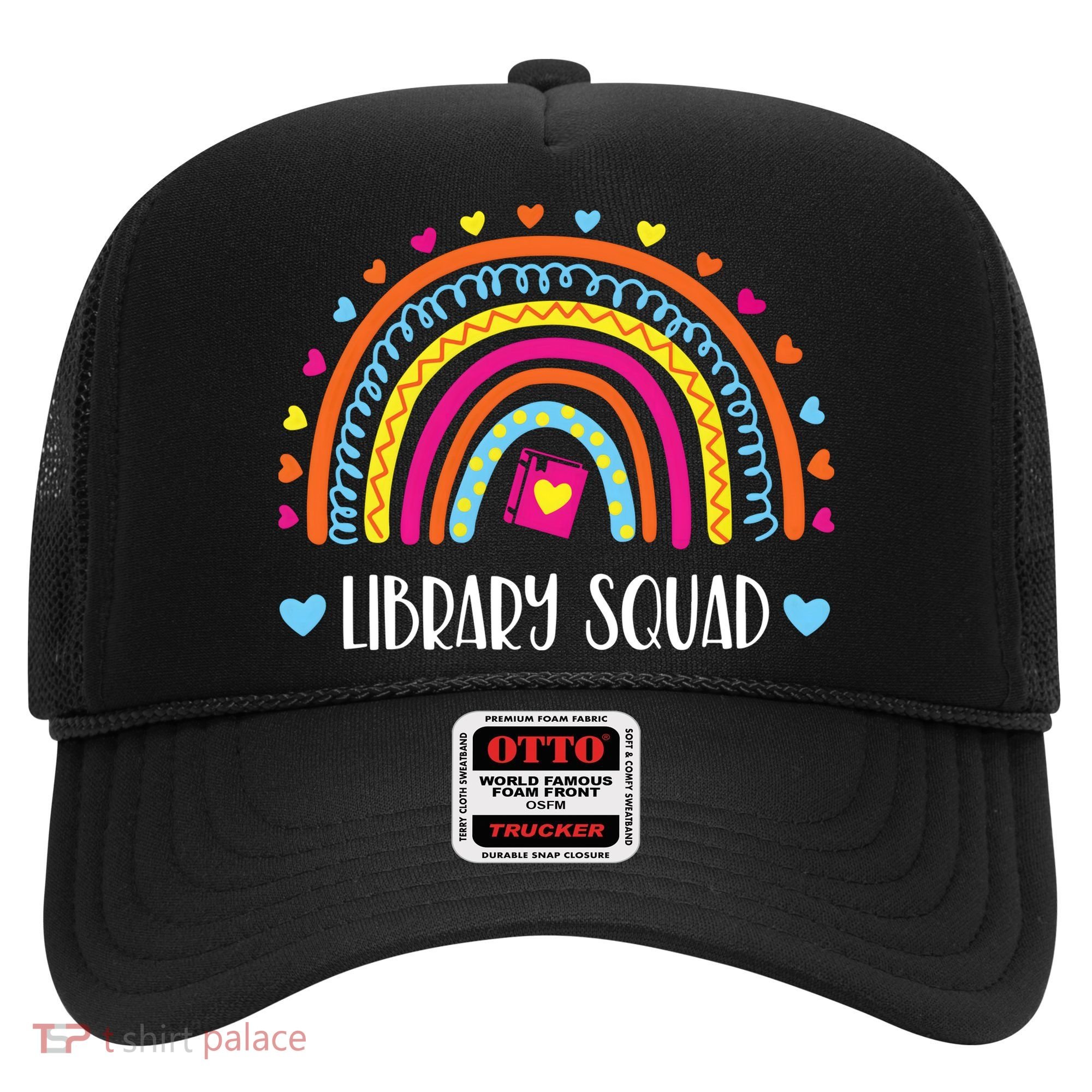Womens Library Squad Librarian Bookworm Book Lover VNeck Hat
