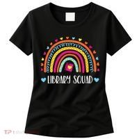 Womens Library Squad Librarian Bookworm Book Lover VNeck Women's T-Shirt thumb 0