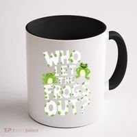 Who Let The Frogs Out Green Frog Lover  Coffee Mug thumb 1