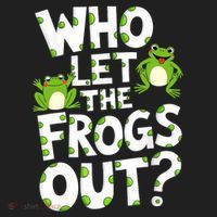 Who Let The Frogs Out Green Frog Lover  Beanie thumb 2