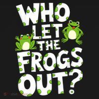 Who Let The Frogs Out Green Frog Lover  Women's Hoodie thumb 2