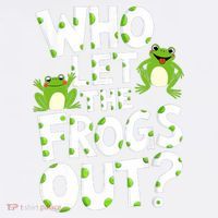 Who Let The Frogs Out Green Frog Lover  Garment-Dyed Sweatshirt thumb 2