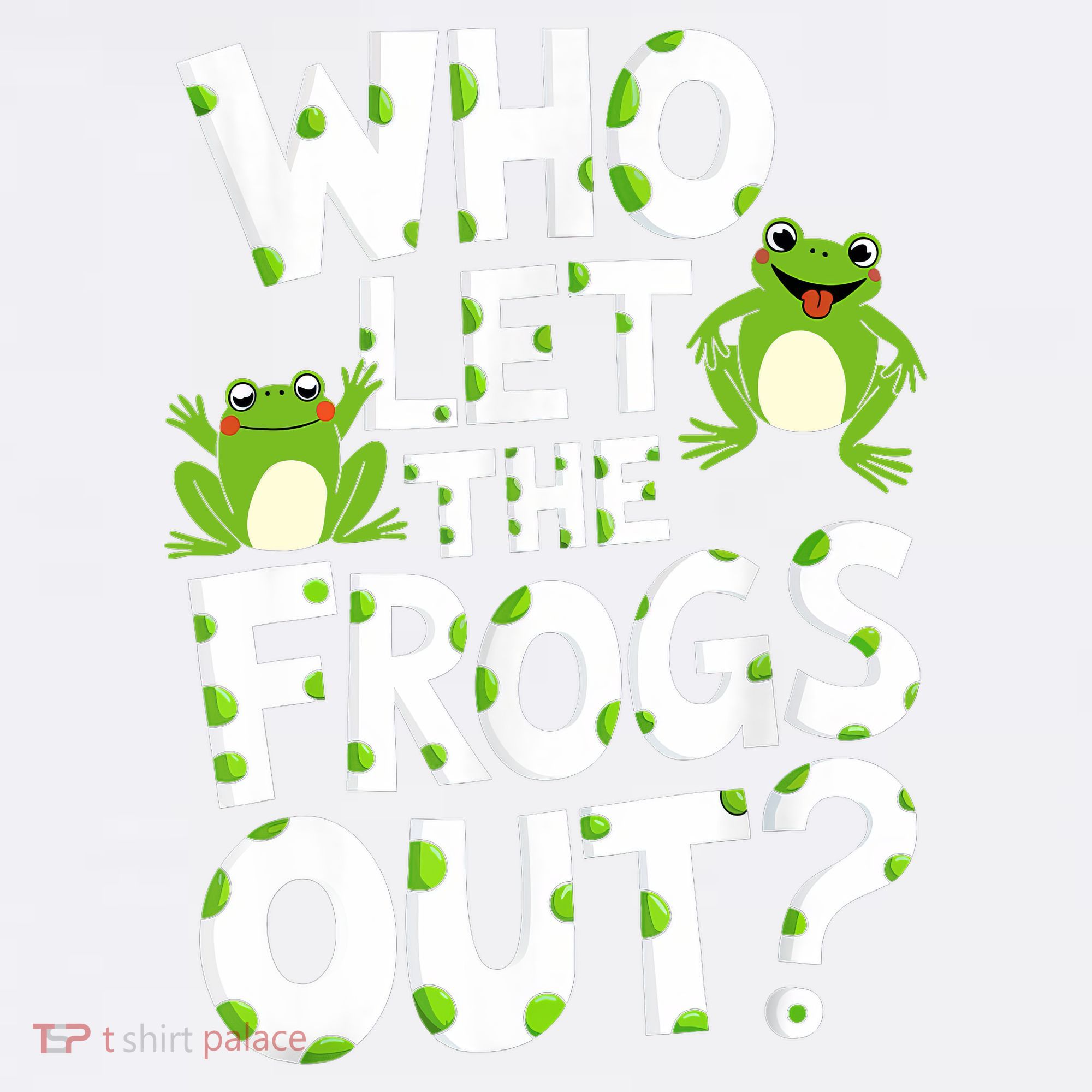 Who Let The Frogs Out Green Frog Lover  Garment-Dyed Sweatshirt