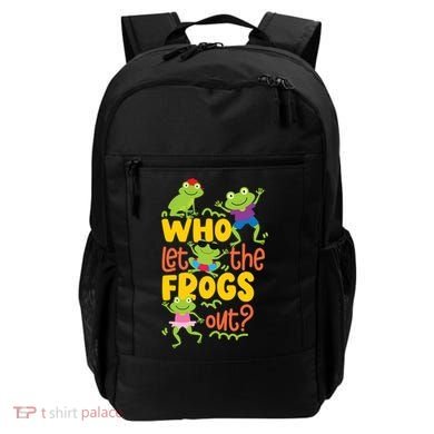 Who Let The Frogs Out Cute Gift Backpack