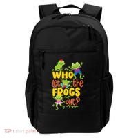 Who Let The Frogs Out Cute Gift Backpack thumb 0