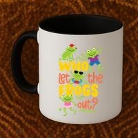 Who Let The Frogs Out Cute Gift Coffee Mug thumb 2