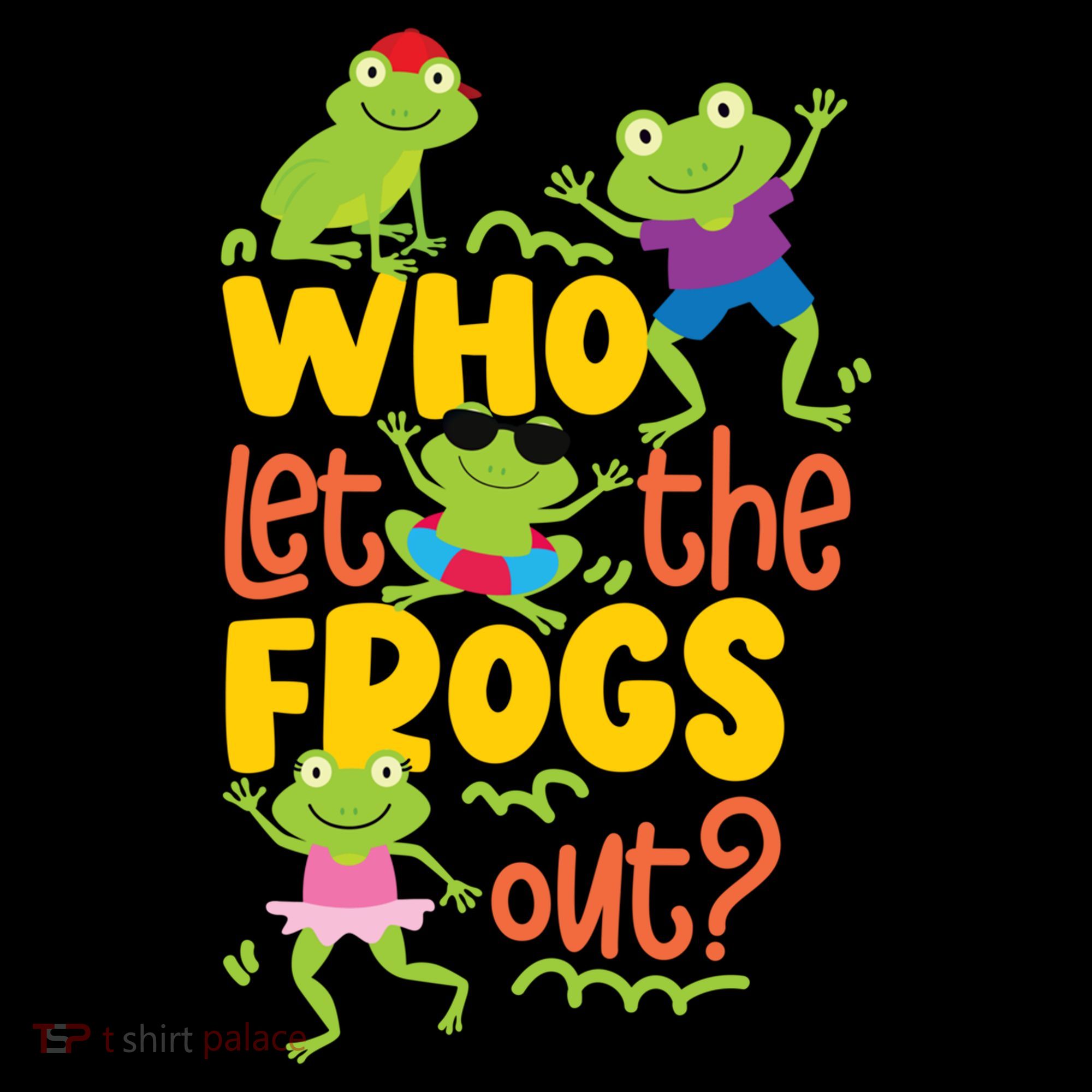 Who Let The Frogs Out Cute Gift Women's Hoodie