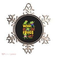 Who Let The Frogs Out Cute Gift Ornament thumb 0