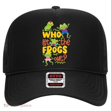 Who Let The Frogs Out Cute Gift Hat