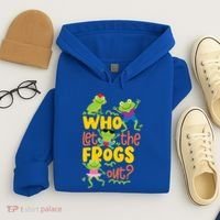 Who Let The Frogs Out Cute Gift Hoodie thumb 4