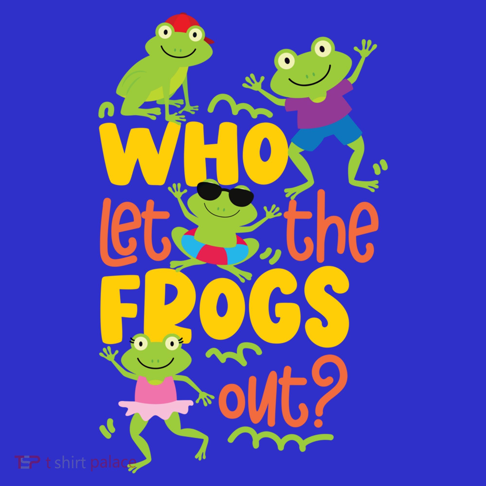 Who Let The Frogs Out Cute Gift Mousepad