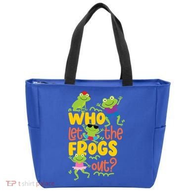 Who Let The Frogs Out Cute Gift Tote Bag