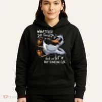 Whatever Life Throws At You Funny Funny Duck Meme Hoodie thumb 5