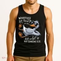 Whatever Life Throws At You Funny Funny Duck Meme Tank Top thumb 3