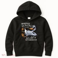 Whatever Life Throws At You Funny Funny Duck Meme Kids Hoodie thumb 0