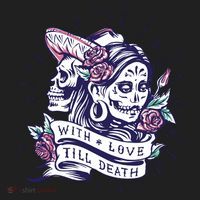 With Love Till Death Day Of The Dead Beanie thumb 2