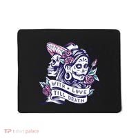 With Love Till Death Day Of The Dead Mousepad thumb 0