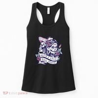 With Love Till Death Day Of The Dead Women's Tank Top thumb 0