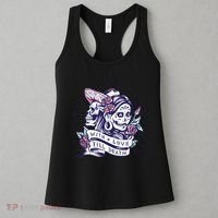 With Love Till Death Day Of The Dead Women's Tank Top thumb 3