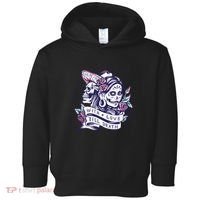 With Love Till Death Day Of The Dead Toddler Hoodie thumb 0