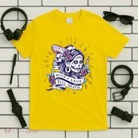 With Love Till Death Day Of The Dead T-Shirt thumb 5