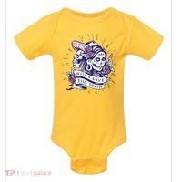 With Love Till Death Day Of The Dead Baby Bodysuit thumb 0