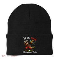 Wo Let The Pirate Shenanigans Begin Golf Pirate Halloween. Beanie thumb 0