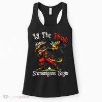 Wo Let The Pirate Shenanigans Begin Golf Pirate Halloween. Women's Tank Top thumb 0