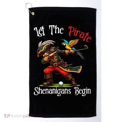 Wo Let The Pirate Shenanigans Begin Golf Pirate Halloween. Golf Towel
