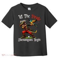 Wo Let The Pirate Shenanigans Begin Golf Pirate Halloween. Toddler T-Shirt thumb 0