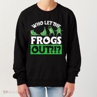 Who Let The Frogs Out Women's Sweatshirt thumb 0