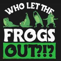 Who Let The Frogs Out USA-Made Doggie Bandana thumb 2