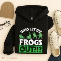 Who Let The Frogs Out Hoodie thumb 4