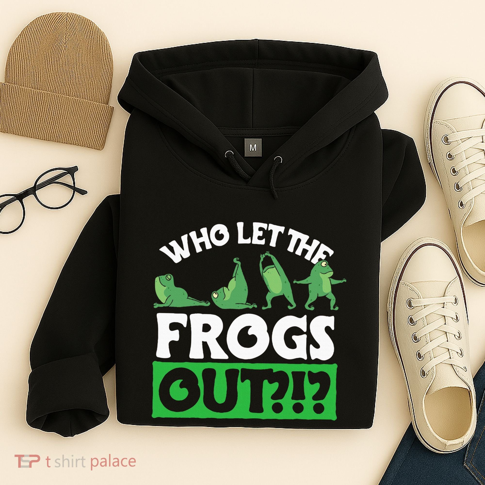 Who Let The Frogs Out Hoodie