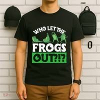 Who Let The Frogs Out T-Shirt thumb 6